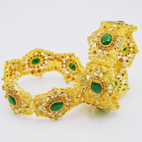 Bridal Kangan Golden Green - Image 4