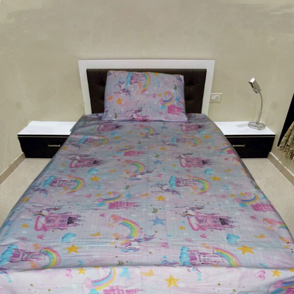 Single Bedsheet - Unicorn