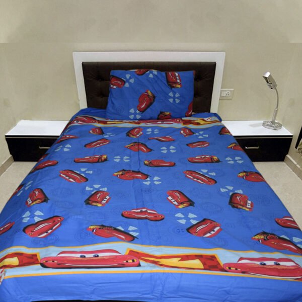 Single Bedsheet - Cars