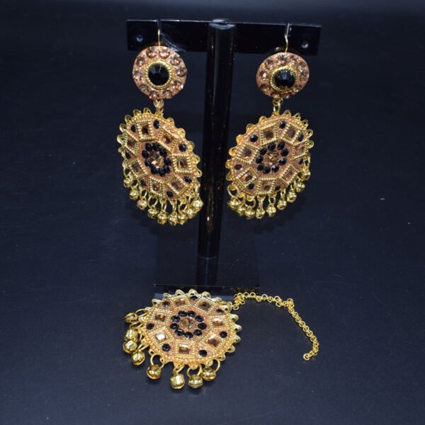 Bindia+EarRings - Golden