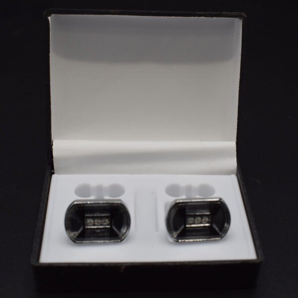 Gents Cufflinks - Silver - Image 2