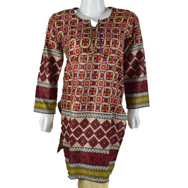 Red Kurti - Medium - Image 3