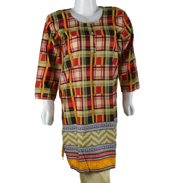 Checkered Kurti - Medium - Image 2